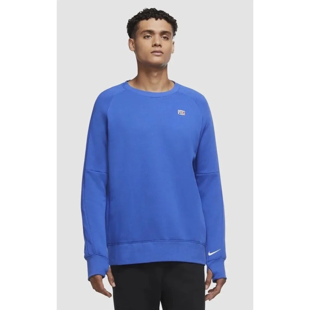 Nike Paris Saint Germain Crew Sweatshirt Blue Mens Sz XXL CI9555-410